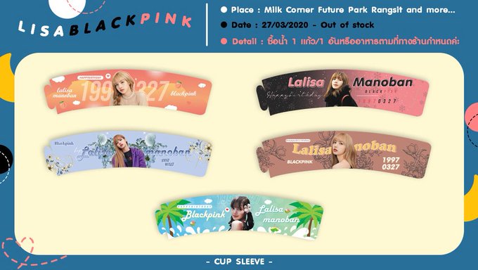 MILKCORNER4YOU's tweet photo. 🤍Giveaway
Cupsleeve for 𝐿𝑖𝑠𝑎
Date : สามารถมารับได้ตั้งแต่วันนี้จนกว่าของจะหมดเลยค่ะ
Location : Milk Corner ฟิวเจอร์พาร์ค รังสิต(ชั้น3โซนแคมปัส)
#Lisa #ลิซ่า #BLACKPINK #thelisaday https://t.co/wyQhR1rukT