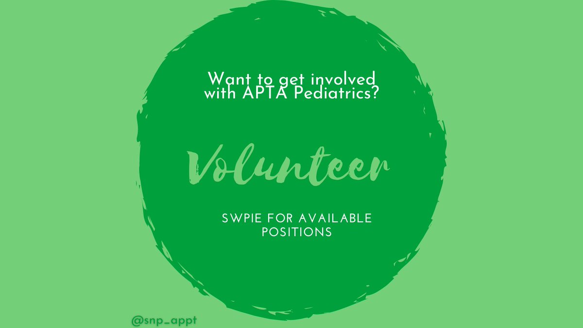 APPT Students and New Professionals tweet media