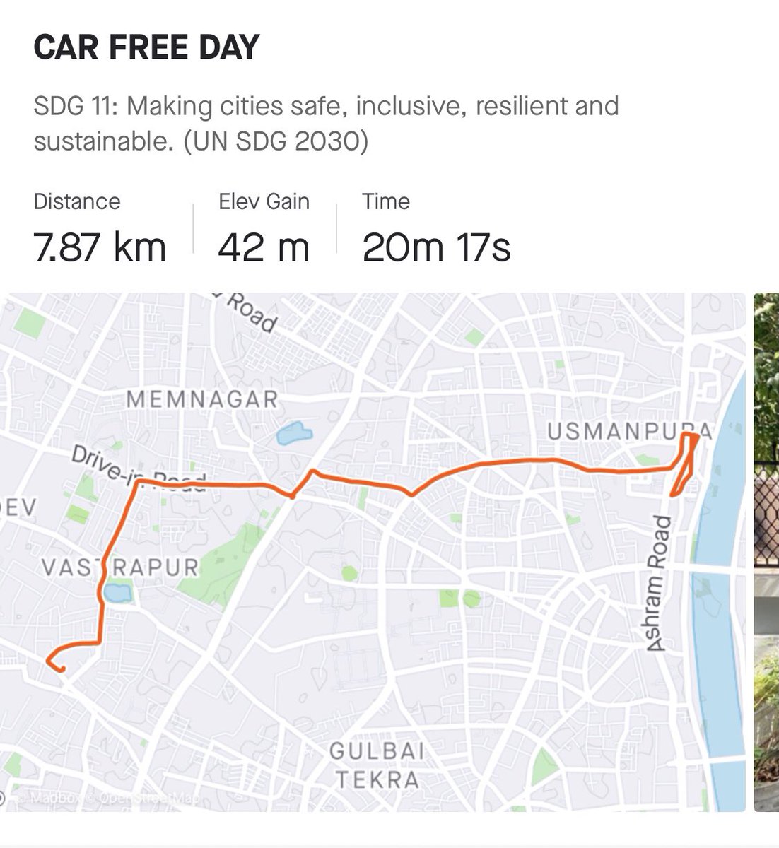 DrDilipSodha's tweet photo. #CarFreeDay once a week
એક દિવસ 🚴‍♂️ માટે

SDG 11: Making cities safe, inclusive, resilient and sustainable. #SDGs 

@BYCS_org goal: 50% of all trips by bicycle, by 2030. #50by30 

#Cycles4Change #Cycles2Work https://t.co/ugmb4W8CaL