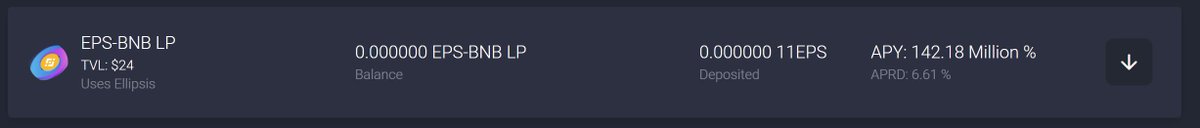 ElevenFinance's tweet photo. Wow, 5 million+ in TVL, thanks @ElevenFinance community. What better way to celebrate? Why not do what we do best, build more value adds for #BSC users. New vaults live for $EPS / $BNB and $LIEN / $BNB LP's for incredible APY as well as farming pools to earn $ELE https://t.co/DuFBai9hEv