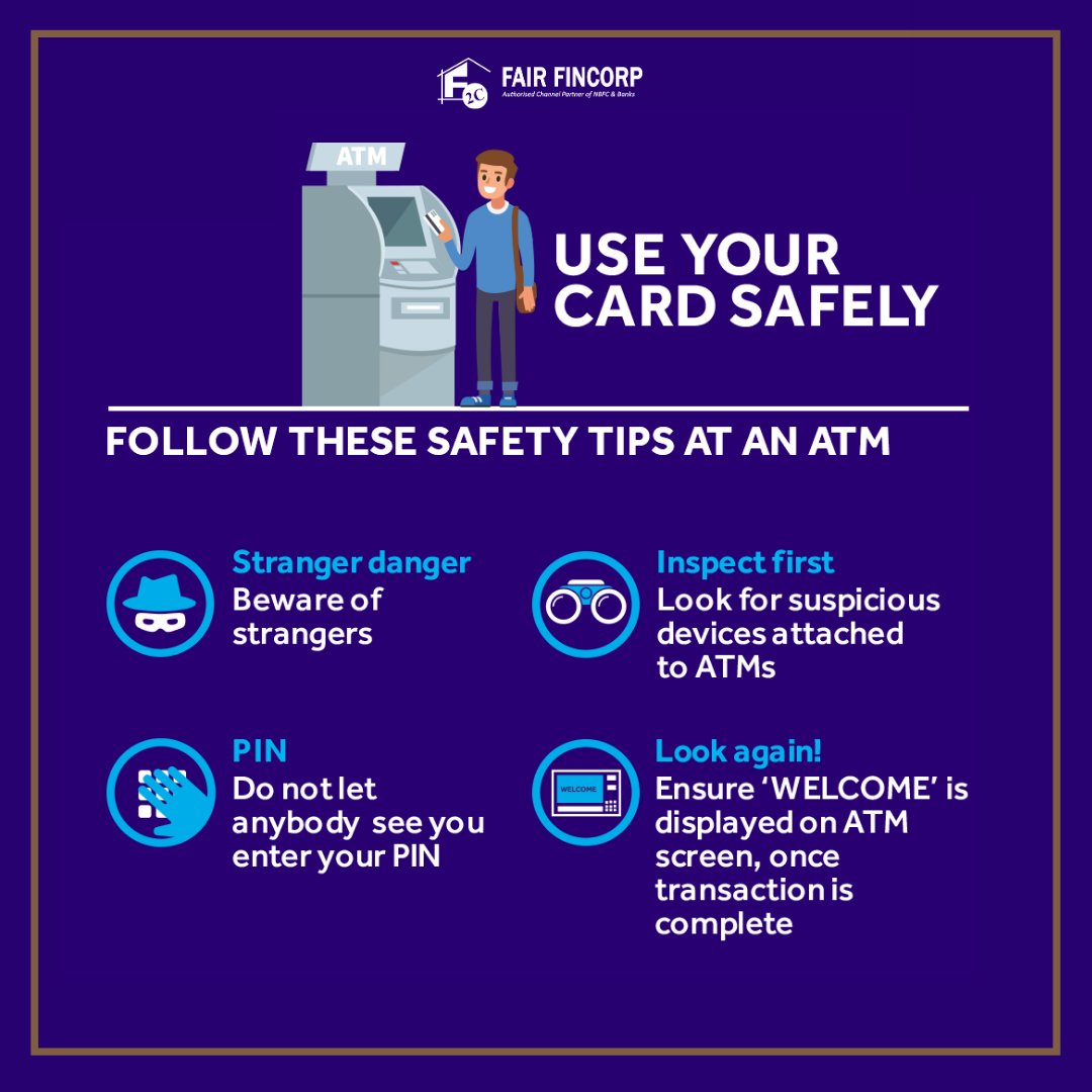 fair_pvt's tweet photo. You have to follow these safety tips at an ATM. #Tipstime #money #bank #repay #homeloan https://t.co/qA6Oh6CURh