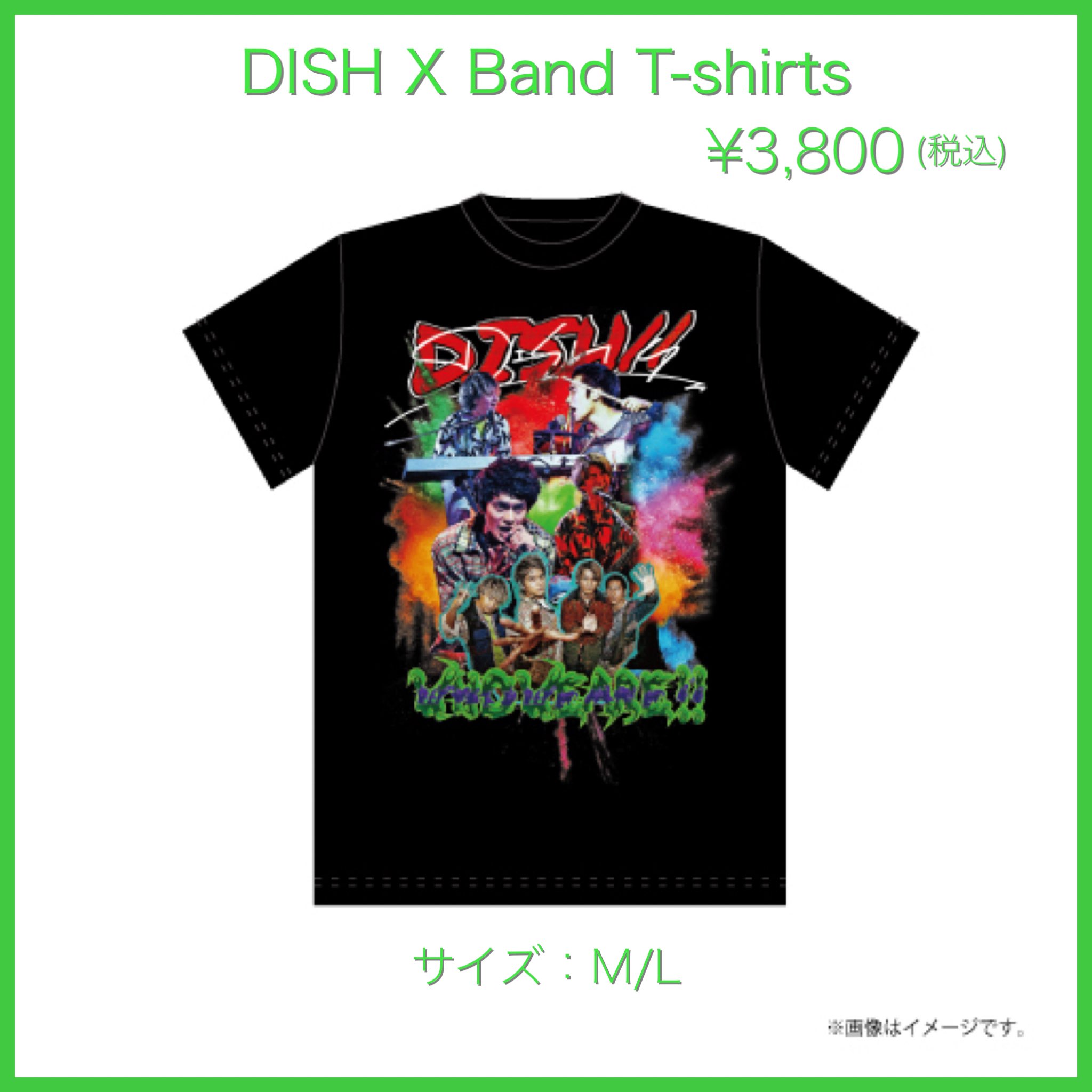 DISH   ツアーグッズ ツアーTシャツ ロングTシャツ  ロンＴ