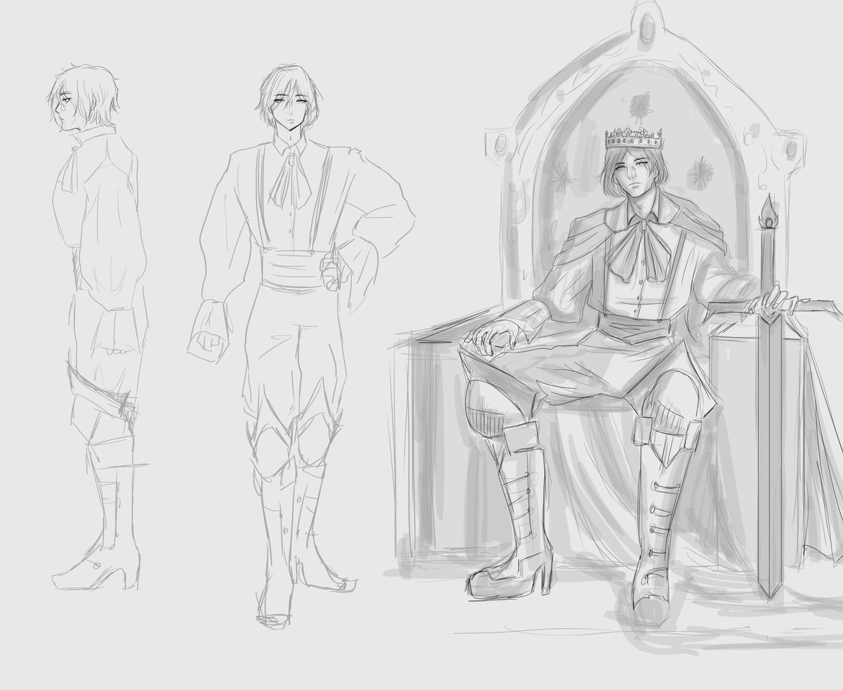 tiviivart's tweet photo. Maybe I’ll finish it someday...
.
.
yes it’s my college project. And yes, I’m using Arthird character for this.
#bowtwt #ArthirdLIVE https://t.co/6tcKeDETPM