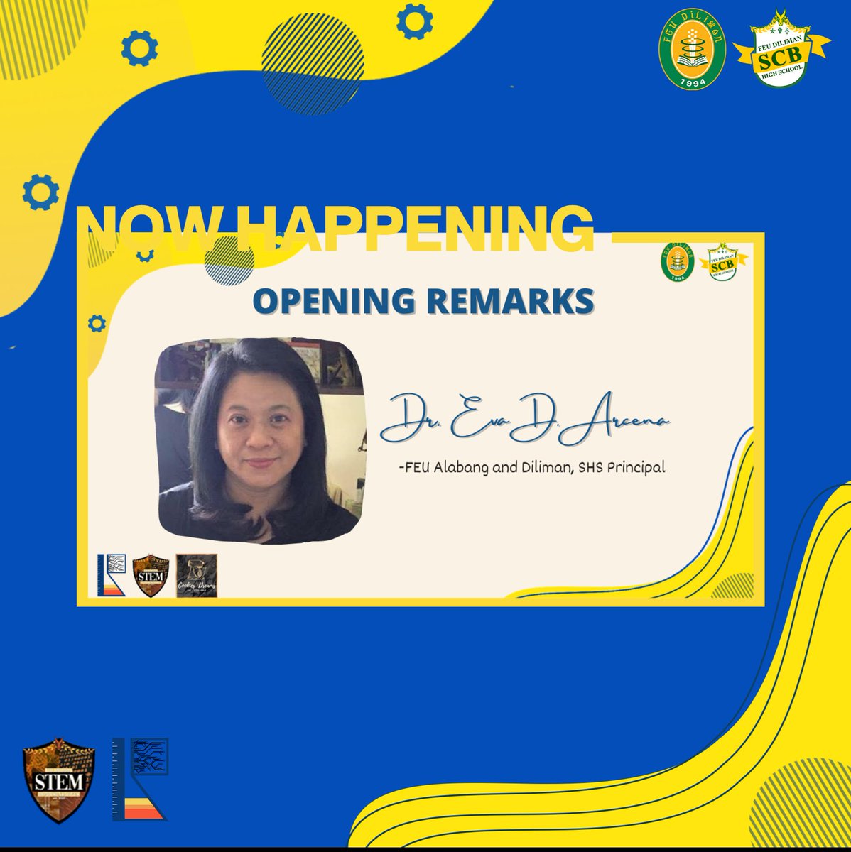 SCB_FEUD's tweet photo. #NowHappening Dr. Eva Arcena begins SCB's final live event, Breakthrough 2021! https://t.co/1R02LUlwk3