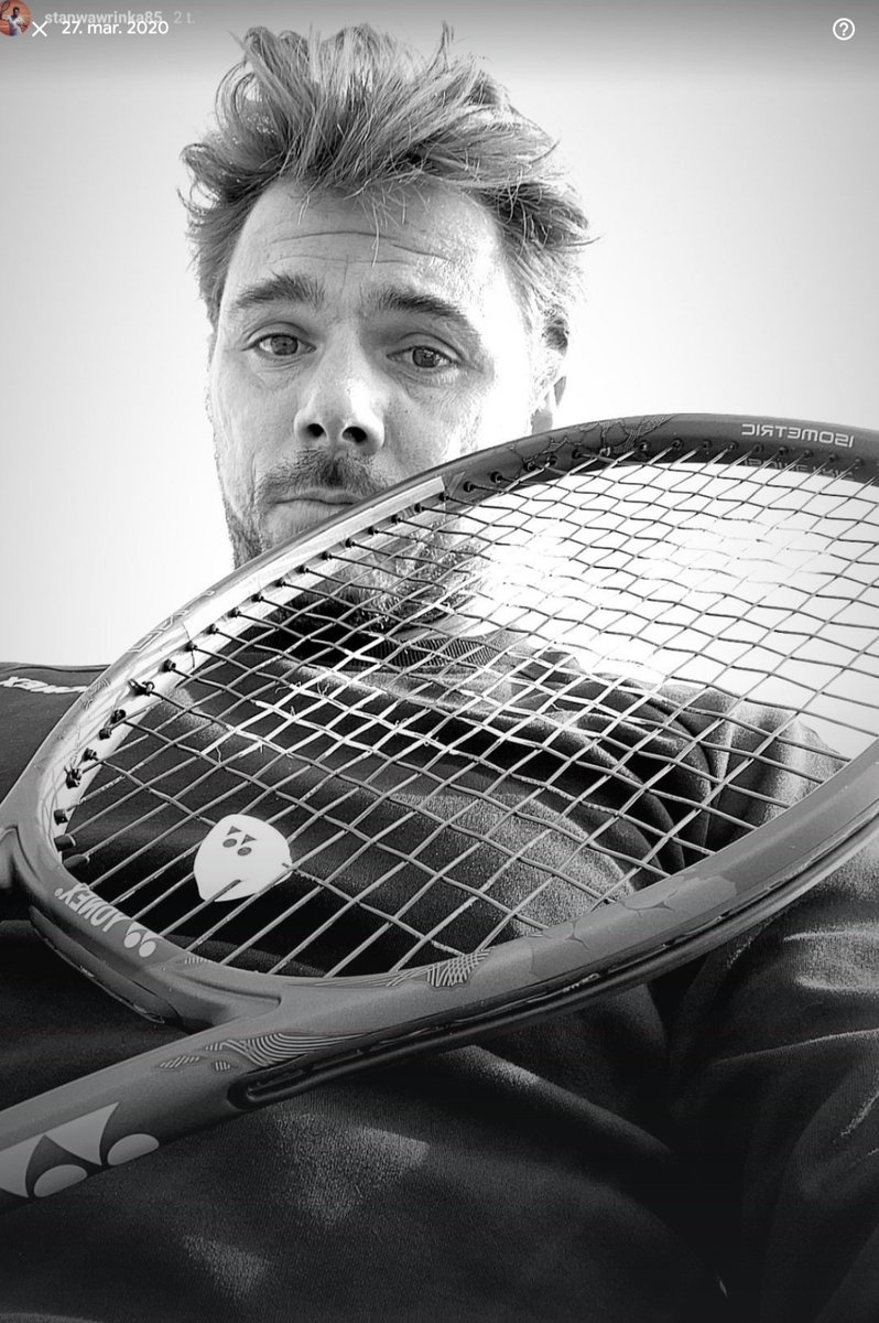 chda7777's tweet image. Stan posted this IG story a year ago today ♟🧸♠️ 

#StanLook #SelfieKing #BlackAndWhite #CloseUp #StanTheMan #Wawrinka