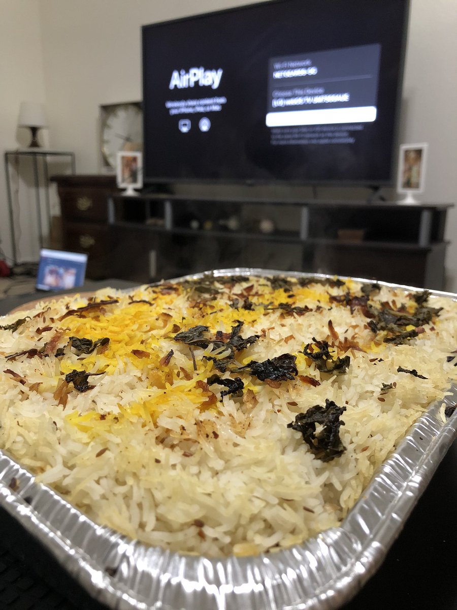 kingchiru15's tweet photo. #GoatBiriyani + #ZombieReddy combo - #PerfectWeekend😊🤗
@PrasanthVarma @ahavideoIN @tejasajja123
#MuttonBiriyani #ChirusCookingDiary https://t.co/c0dgWTs1QP