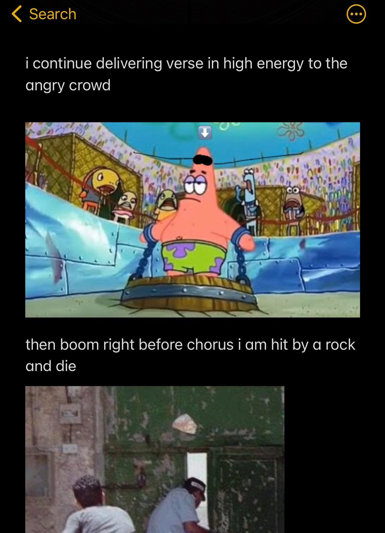 I Am Reading All That Lmaoo Just Thought About How I Used A Frame From Spongebob When I Was Writing The Treatment For The Video T Co Etaac6anio Twitter