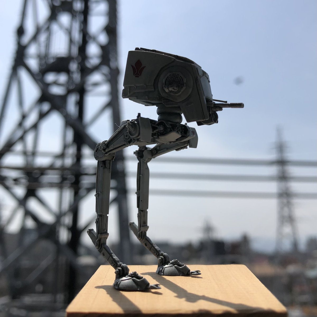 ponjiblack7's tweet image. 小さいのにすごいディテールのプラモだわ。バンダイすげぇ。
#AT_ST