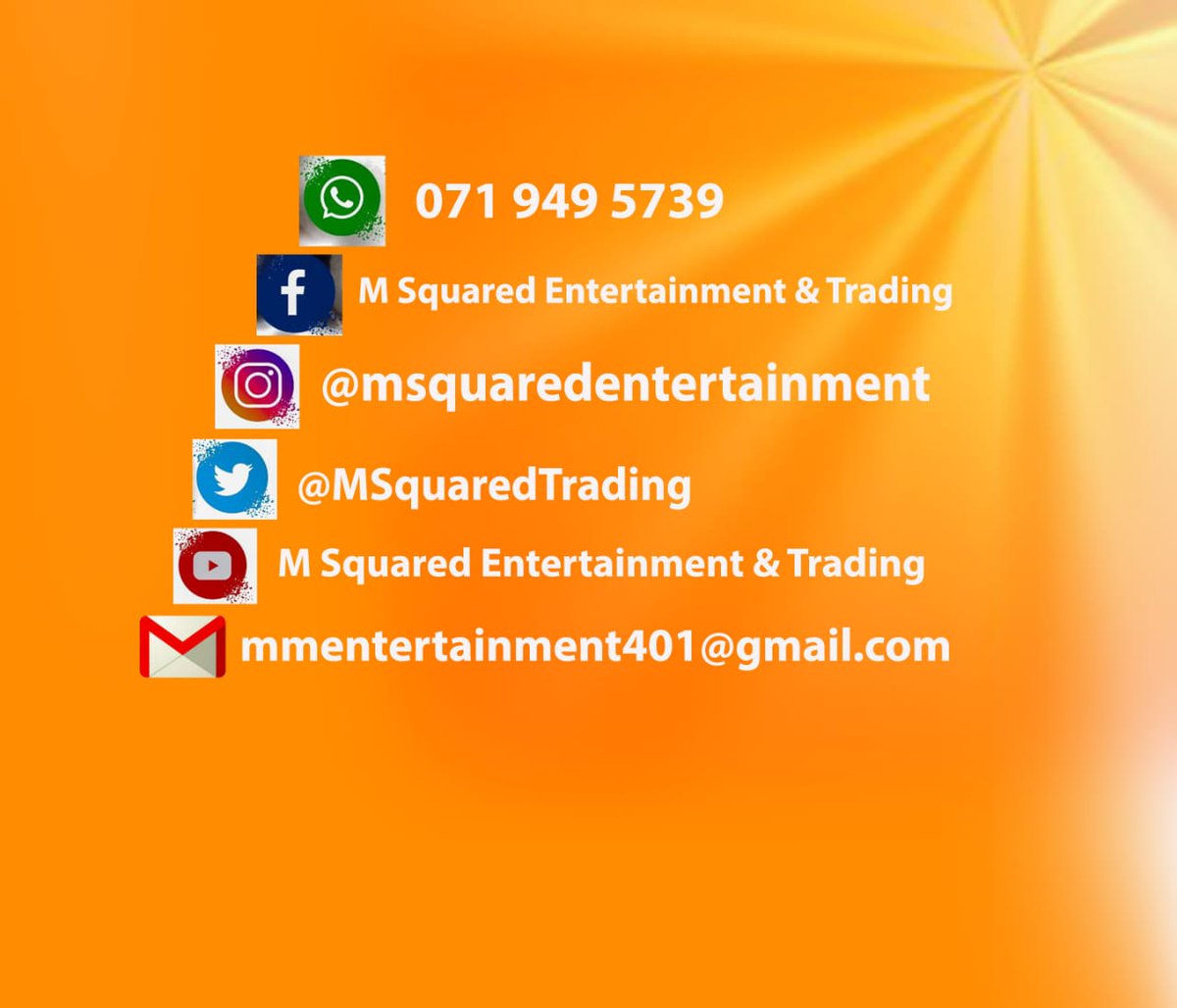 M Squared Entertainment & Trading. tweet media