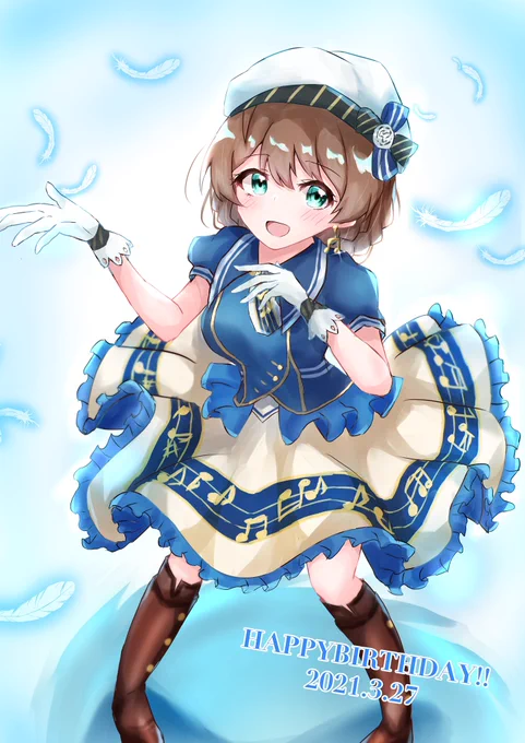 歌織さんお誕生日おめでとう!!??✨
素敵な歌声をもっと聴きたいです…
#桜守歌織生誕祭2021 
#桜守歌織誕生祭2021 