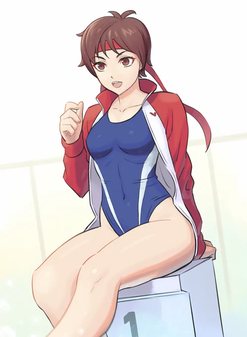 プールさくら #格ゲーキャラ描こうぜ 