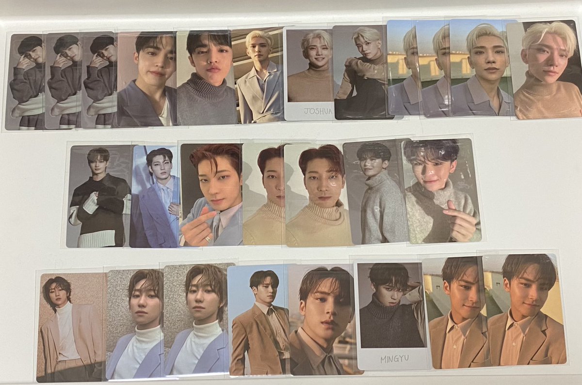 ___178ny's tweet photo. お返事が遅れた為再度交換ツイートさせて頂きます🙇‍♂️

SEVENTEEN セブチ　INCOMPLETE
　インコンプリート　トレカ交換

求ホシ・ユニット同士・全員
譲
エスクプス　ジョンハン　ジョシュア　ジュン　ウォヌ　ウジ　ディエイト　ミンギュ　ドギョム　スングァン　バーノン　ディノ

纏めて交換の方優先 https://t.co/khgb4jiafE