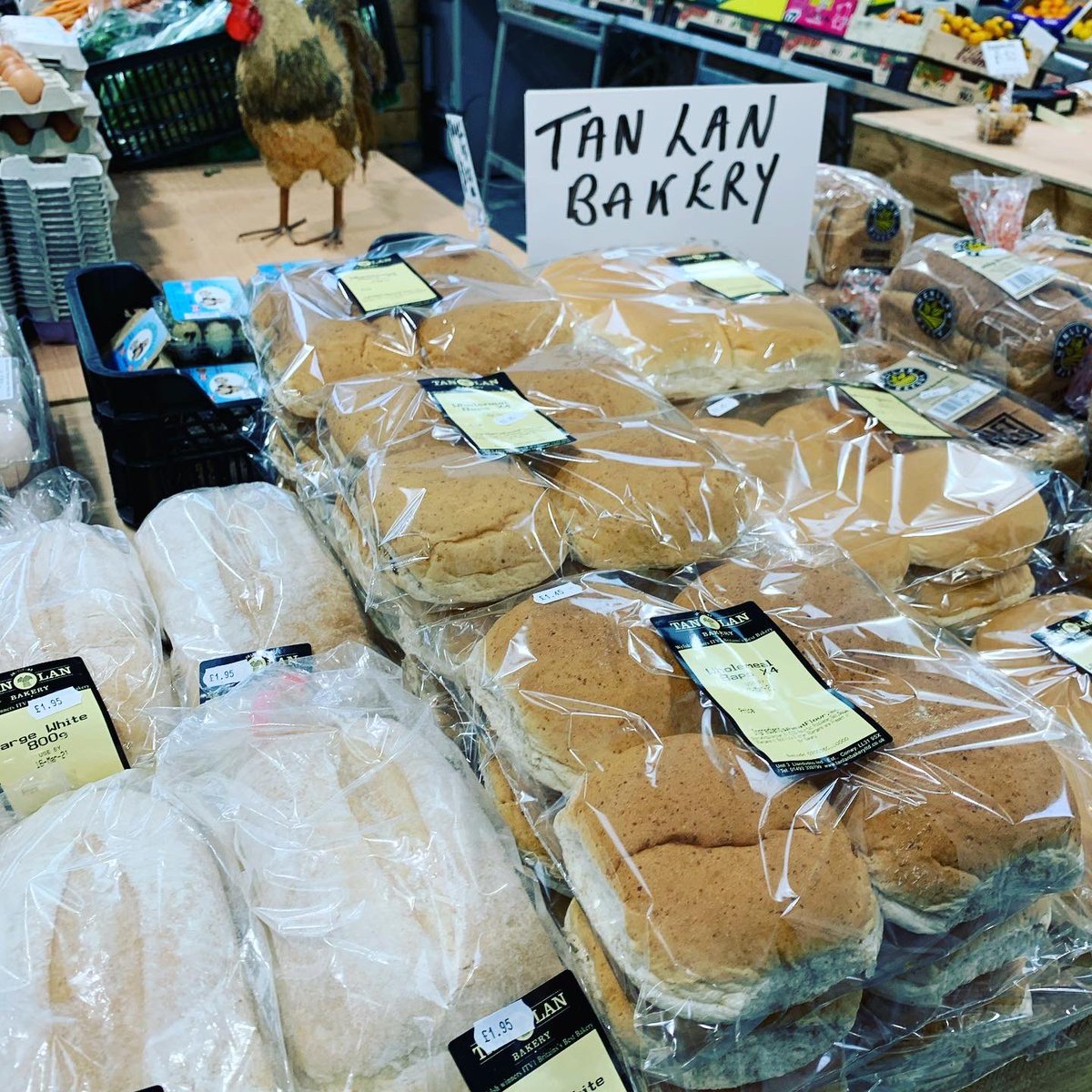 TatwsTrading's tweet photo. Bore da good morning all we have #tanlan bakery & #becws alun fantastic bakery produce available in Llangefni today #town hall car park drive in shop safe #stall #tatws no https://t.co/mJ0syvTPmN