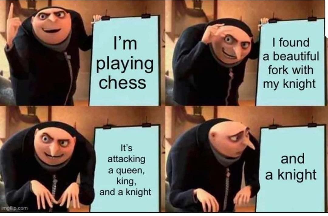 agadmator's tweet photo. And a knight!?! 😁😁😁
Via chesspawn123 https://t.co/C090Orrm92