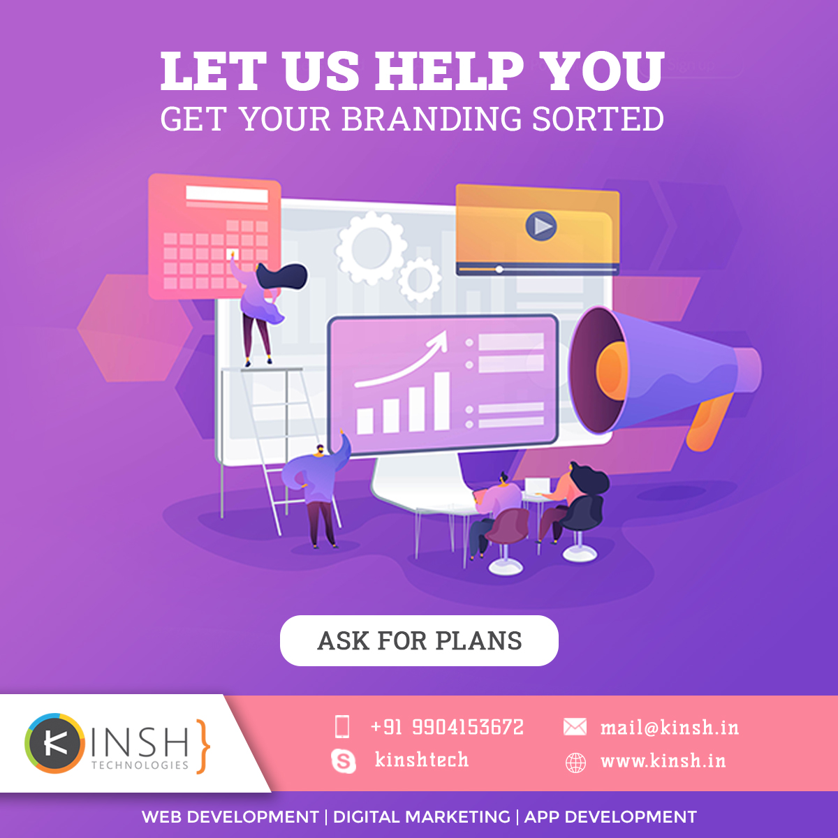 kinshtech's tweet photo. Whether you are starting a new business or looking to re-brand, we've got you covered! Get in touch for more details.

📧 mail@kinsh.in 
📲 +91 990 415 3672⠀⠀⠀⠀⠀⠀⠀⠀⠀

#branding #branddevelopment #visualidentity #brandingdesign #brandidentity #digitalmarketing https://t.co/YfvURkManc