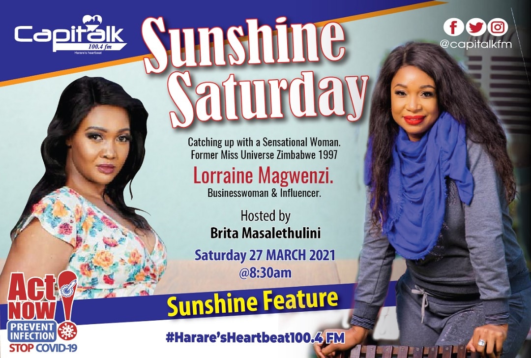 capitalkfm's tweet photo. A queen with a queen 👑

This week's #SunshineFeature, is the all so lovely Lorraine Magwenzi 

Catch @britamasalethulini at 8:30am as she talks to @lorrainemagwenzi about her life as a business woman and influencer.

#Tunein #sunshinesaturday #catchupsession #blackqueens https://t.co/cvatf5OKjE