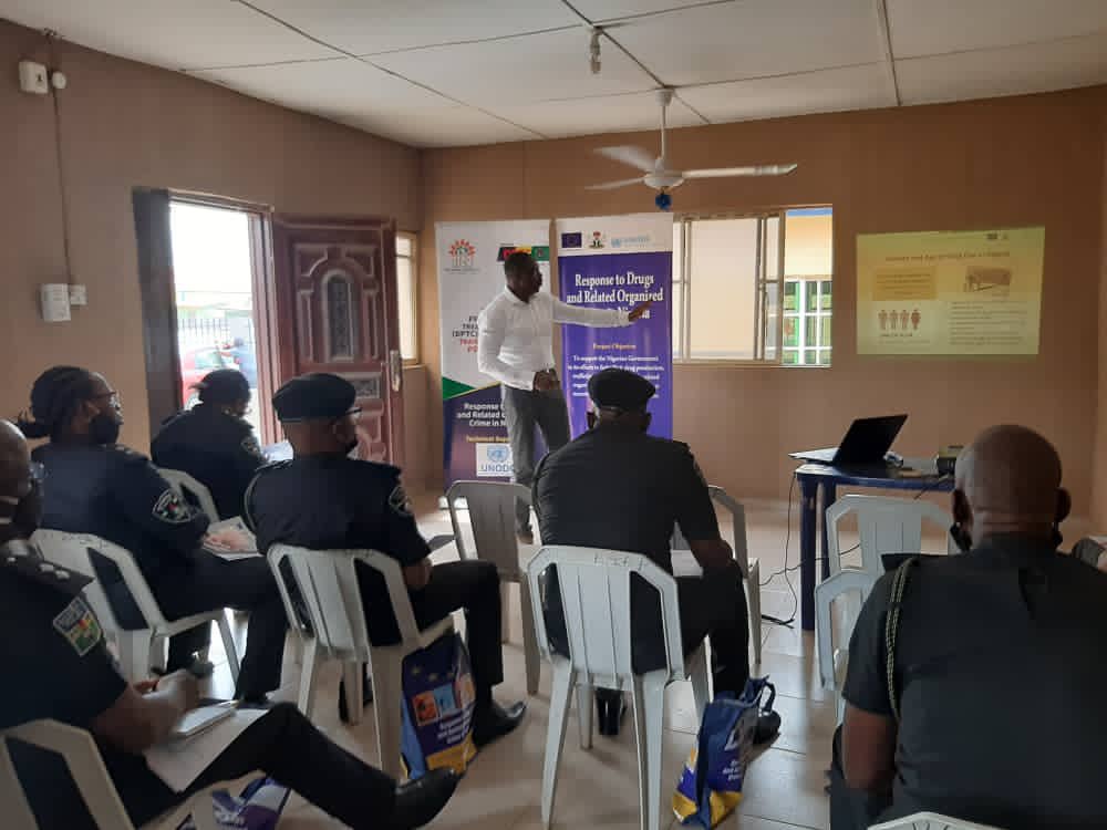 @UNODC_Nigeria is equipping @PoliceNG @LagosPoliceng for coordinated effective drug response in the 3-day DPTC Sensitisation programme funded by @EUinNigeria funded project-Response to drugs and organised crime. 10 out of 12 Commands have now been reached