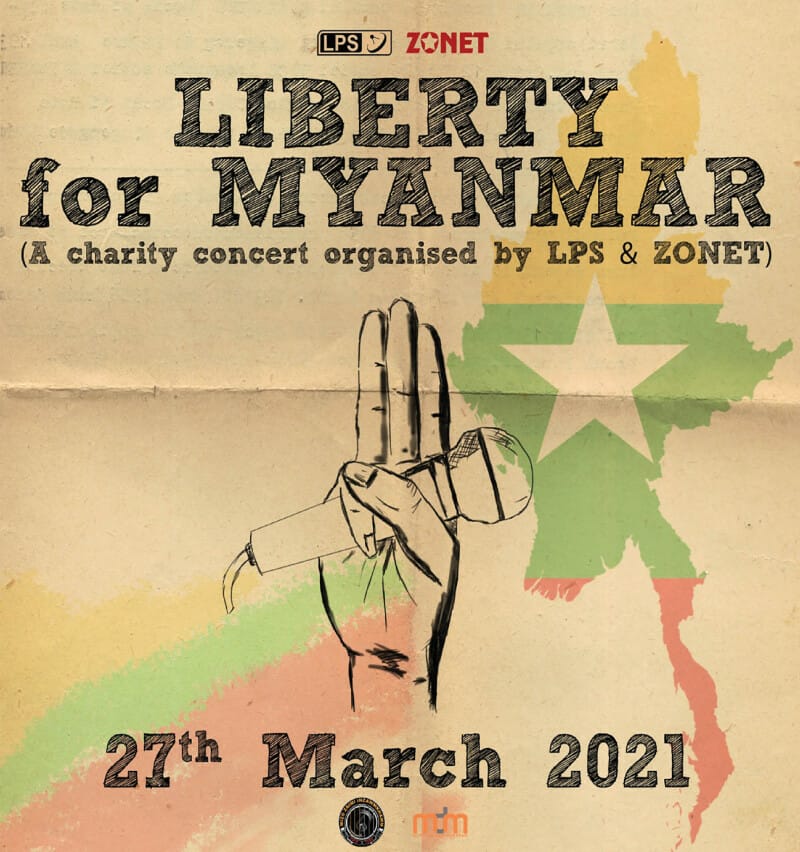 mizozeitgeist's tweet photo. LIBERTY for MYANMAR CHARITY CONCERT.
#Mizoram's top cable operators #LPS and #Zonet come together to organise a Charity Concert to raise funds for #Myanmar refugees at 8 PM this evening.
The Concert will be broadcast LIVE on both the channels and Livestream on YouTube... https://t.co/FRVpPd9Xs9