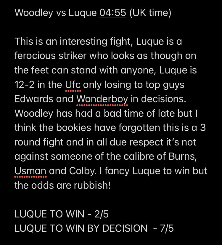 BuckandLoot's tweet photo. Our FREE analysis and betting tips for #ufc260 , A fantastic main event!

In the last week we made £575 profit!💰

A lot of hard work and research goes into this, if you’d like to join our Premium Members please send us a DM! 

PLEASE LIKE + RT

#ufctip  #freetips #miocicngannou https://t.co/Nh6EJHM1DF