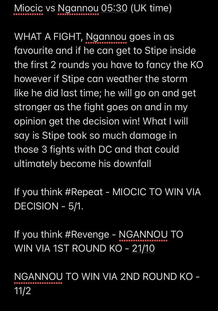 BuckandLoot's tweet photo. Our FREE analysis and betting tips for #ufc260 , A fantastic main event!

In the last week we made £575 profit!💰

A lot of hard work and research goes into this, if you’d like to join our Premium Members please send us a DM! 

PLEASE LIKE + RT

#ufctip  #freetips #miocicngannou https://t.co/Nh6EJHM1DF