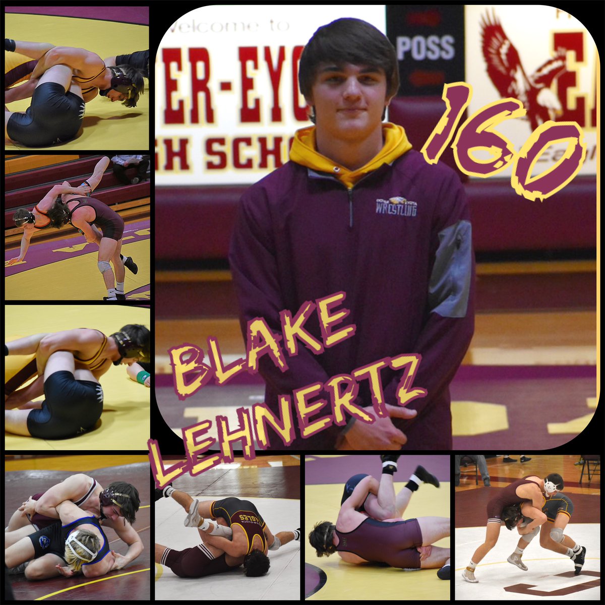 ThesingJennifer's tweet photo. Good luck to Brodie, Gavin, and Blake! #deeagles#wrestletough https://t.co/cNl0GnuXb0