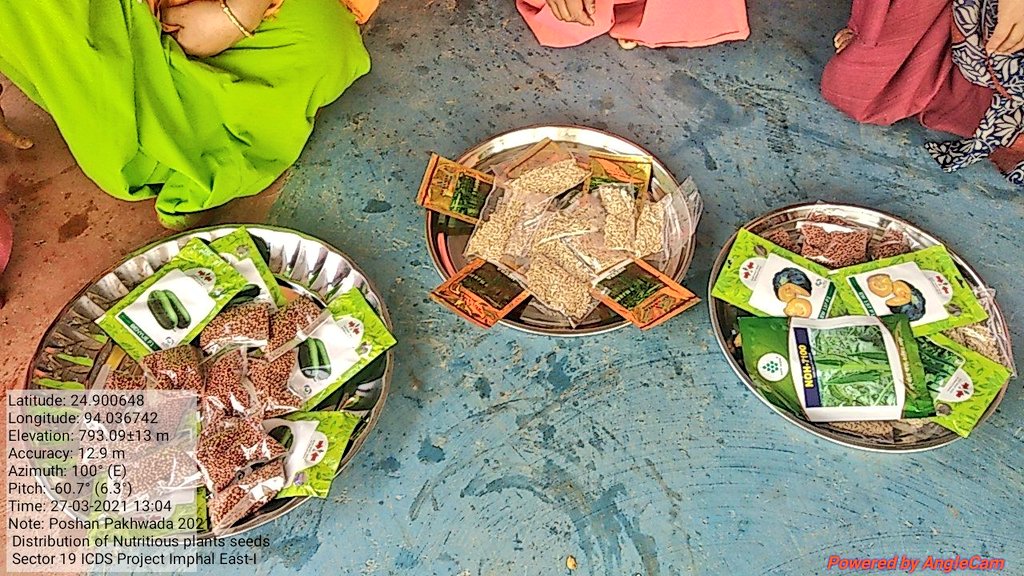 bem_hidang's tweet photo. #PoshanPakhwada2021
  
Celebrating Poshan Pakhwada 2021, 

Distributed Nutritious plant seeds for setting of Nutri Garden(Poshan Vatika) in AWCs and community premises Sector-19 ICDS Imphal East-I #Manipur 

@MinistryWCD @NBirenSingh @POSHAN_Official @NgangomU @BanteeKonthouj1 https://t.co/bm3sRpLe0r