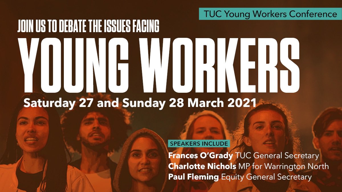 TUCYoungWorkers's tweet photo. #TUCYoungWorkers conference is live

Watch it here https://t.co/mYEeqPIRuy https://t.co/tSTKAC9Gjk