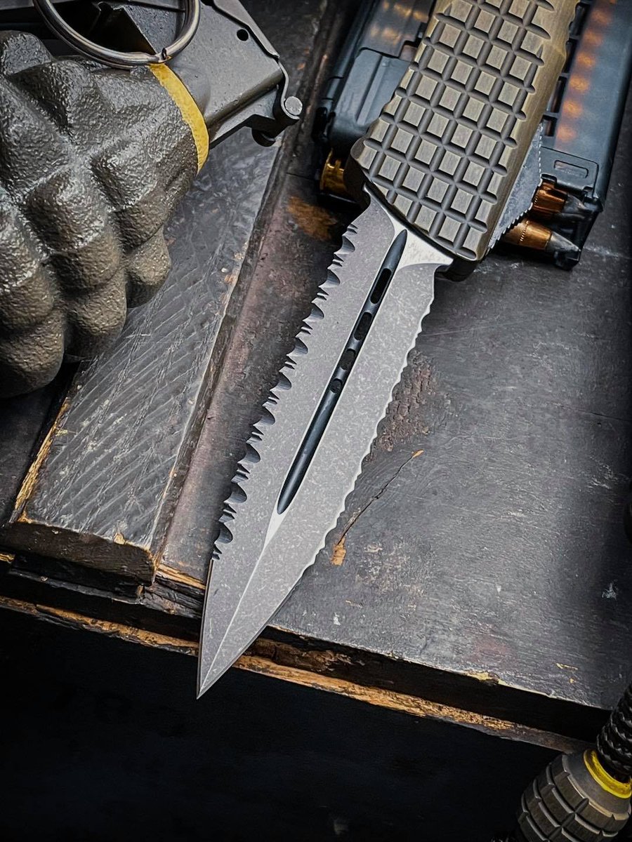 hidegfem's tweet photo. Microtech is készül az ICCE showra - úgy látszik náluk már nincs világvége.
Microtech - Frag Off OTF
#microtech #otf #outthefront #fragoff #automaticknife #rugósbicska #syaky #hidegfém https://t.co/MVczXVTcNz