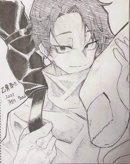 映画公開記念で乙骨先輩描きやした
#呪術廻戦
#乙骨憂太
#絵描きさんと繋がりたい
#純愛 