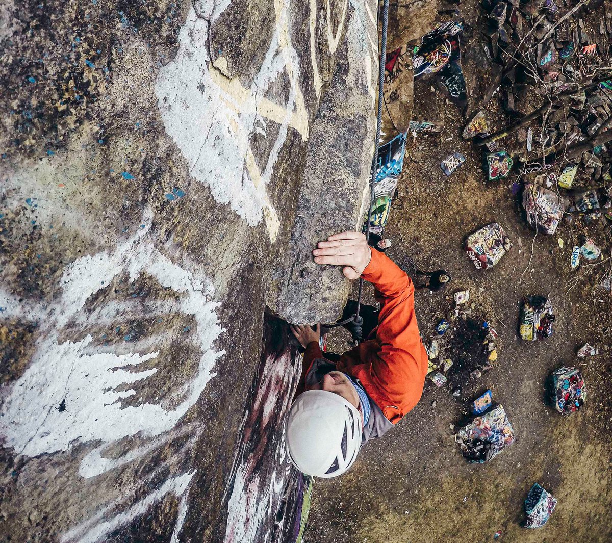 thewhitesroom's tweet photo. It’s no surprise that White Knight makes @doug_martland’s list of best Quincy Quarries’ climbs.  https://t.co/pf9TrlFUQx. https://t.co/nWhnWMQJdn