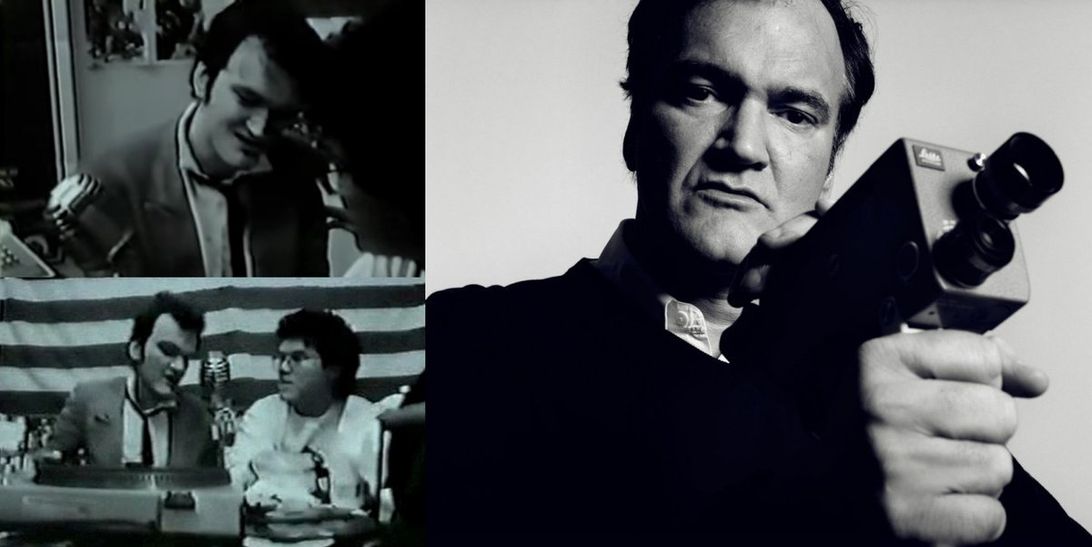 Quentin Tarantino in his unfinished 1987 feature debut 'My Best Friend's Birthday', a happy 58th birthday today to the self-taught walking film school.