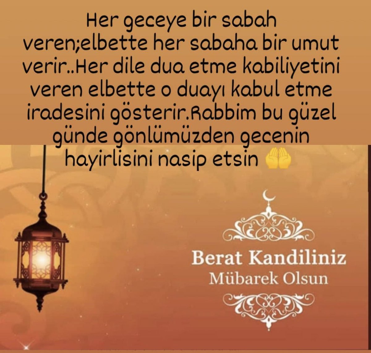 Berat kandiliniz mübarek olsun... 🙏🤲
#BeratKandilimizMübarekOlsun