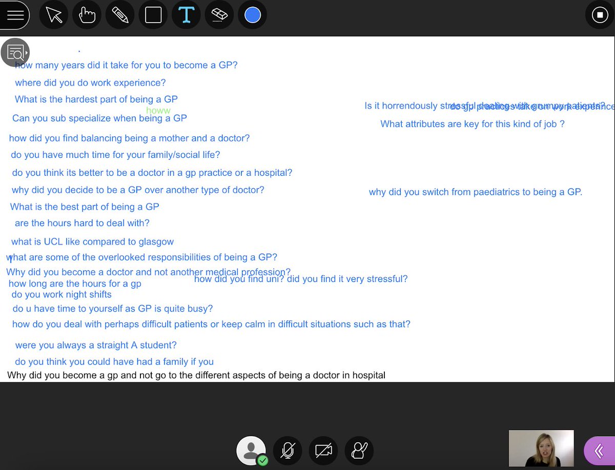 So great to see this level of engagement on Saturday morning! Thank you to Dr MacRae, who gave us insight into her life as a GP and answered a LOT of questions from the students!