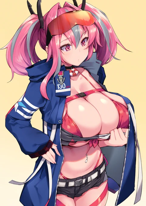 #無言でピンク髪美少女貼れ 
