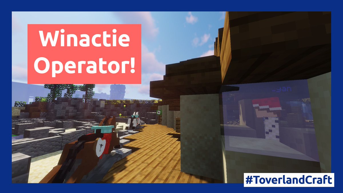 ToverlandCraft's tweet photo. ⚠️ WINACTIE ⚠️ Retweet en like deze tweet om kans te maken op 1 maand Operator! 😍 De winnaar wordt donderdag 1 april bekend gemaakt. ✨ https://t.co/MDCL1QTWMN