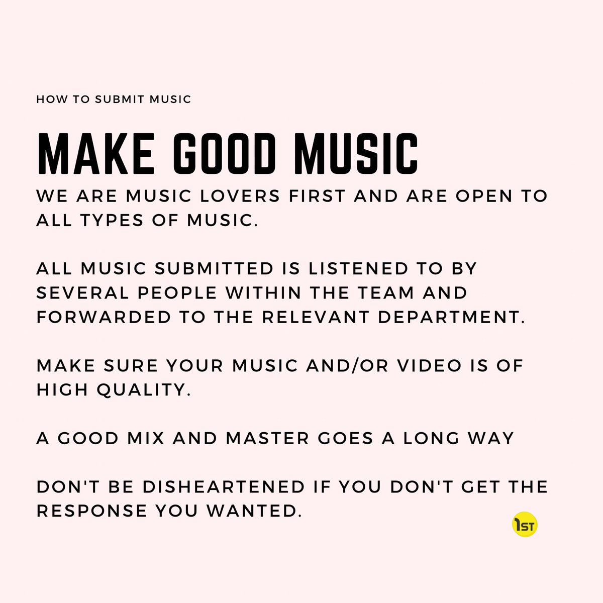 SpotlightFirst_'s tweet photo. How to submit music and get heard #SpotlightFirst (2/2) https://t.co/ScCP0XAth3