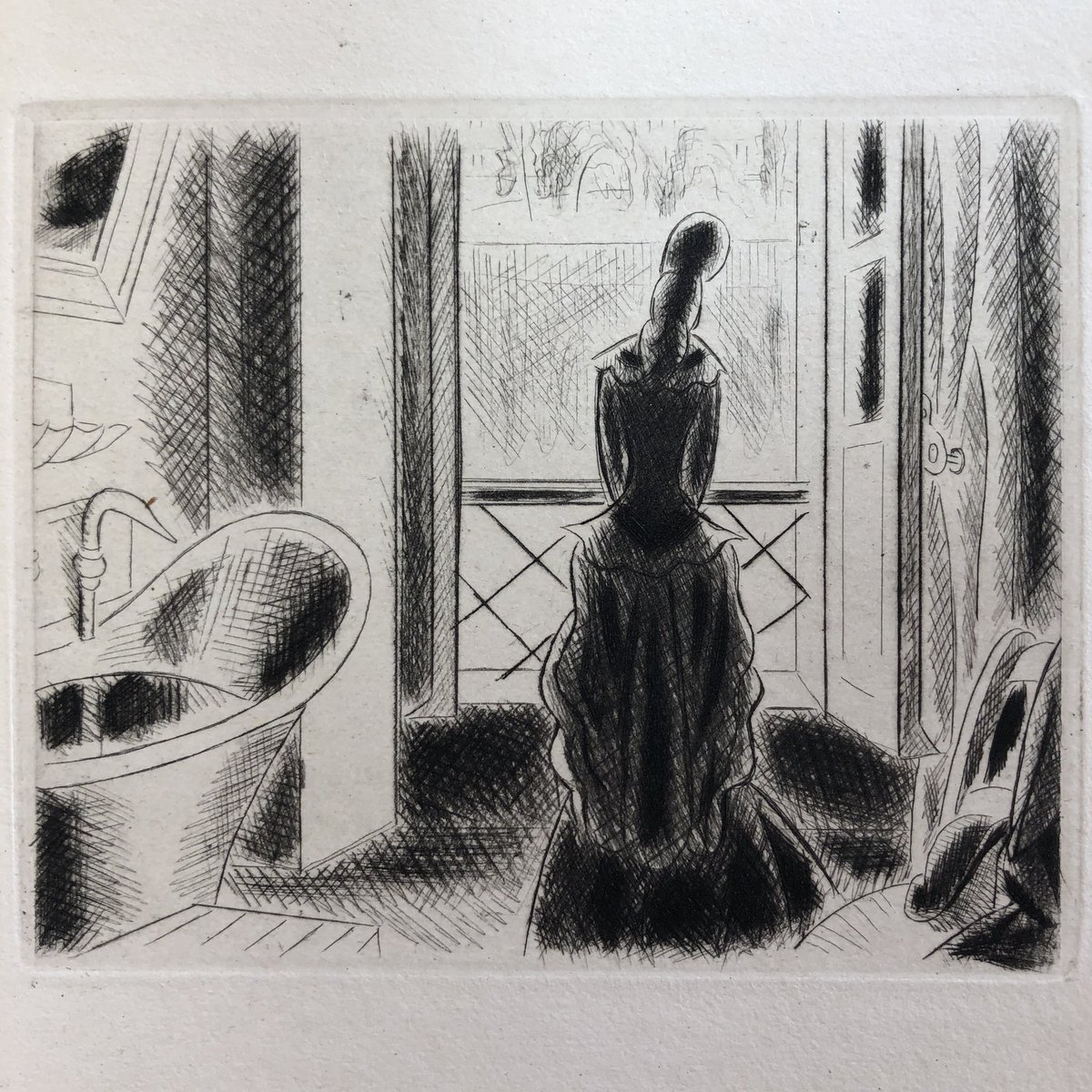 Chas Laborde, 1921, dry points 