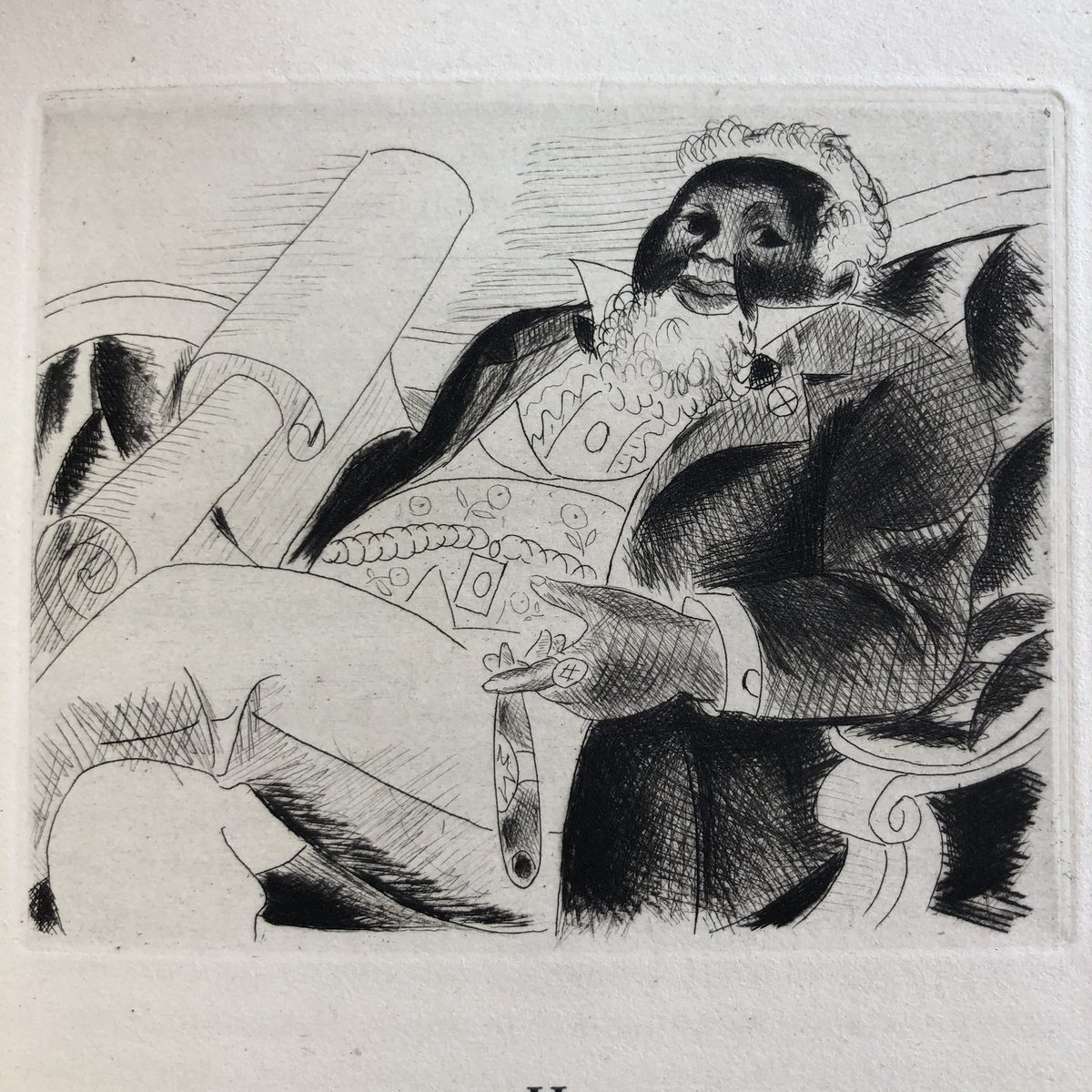 Chas Laborde, 1921, dry points 