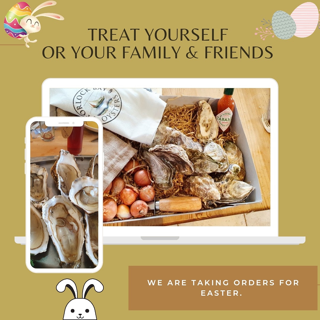 If you would like to order oysters for Easter weekend the last delivery day is Thursday 01/04/21. #oysters #oystertime #localproduce #oysterslover #Easter2021 #eastergifts #porlockbayoysters #seafood #fishtoyourdoor #delivery #healthyeating #luxurylifestyle #goodfood