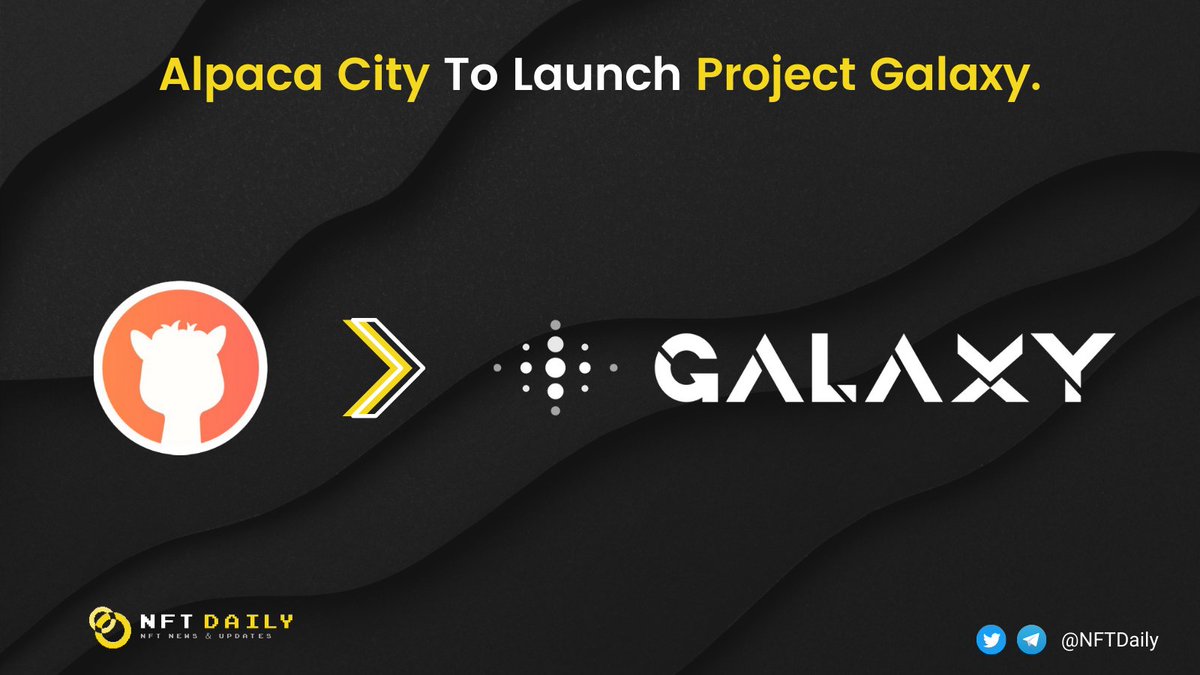 BitcoinEcoTK's tweet photo. The @CityAlpaca has introduced @ProjectGalaxyHQ, a permissionless #NFT infrastructure that empowers communities with gamified loyalty systems.

Every community can utilize #ProjectGalaxy to build its own NFT campaigns. It will be launching on #Ethereum &amp; #BSC in the coming weeks! https://t.co/aeVOimv1Oh