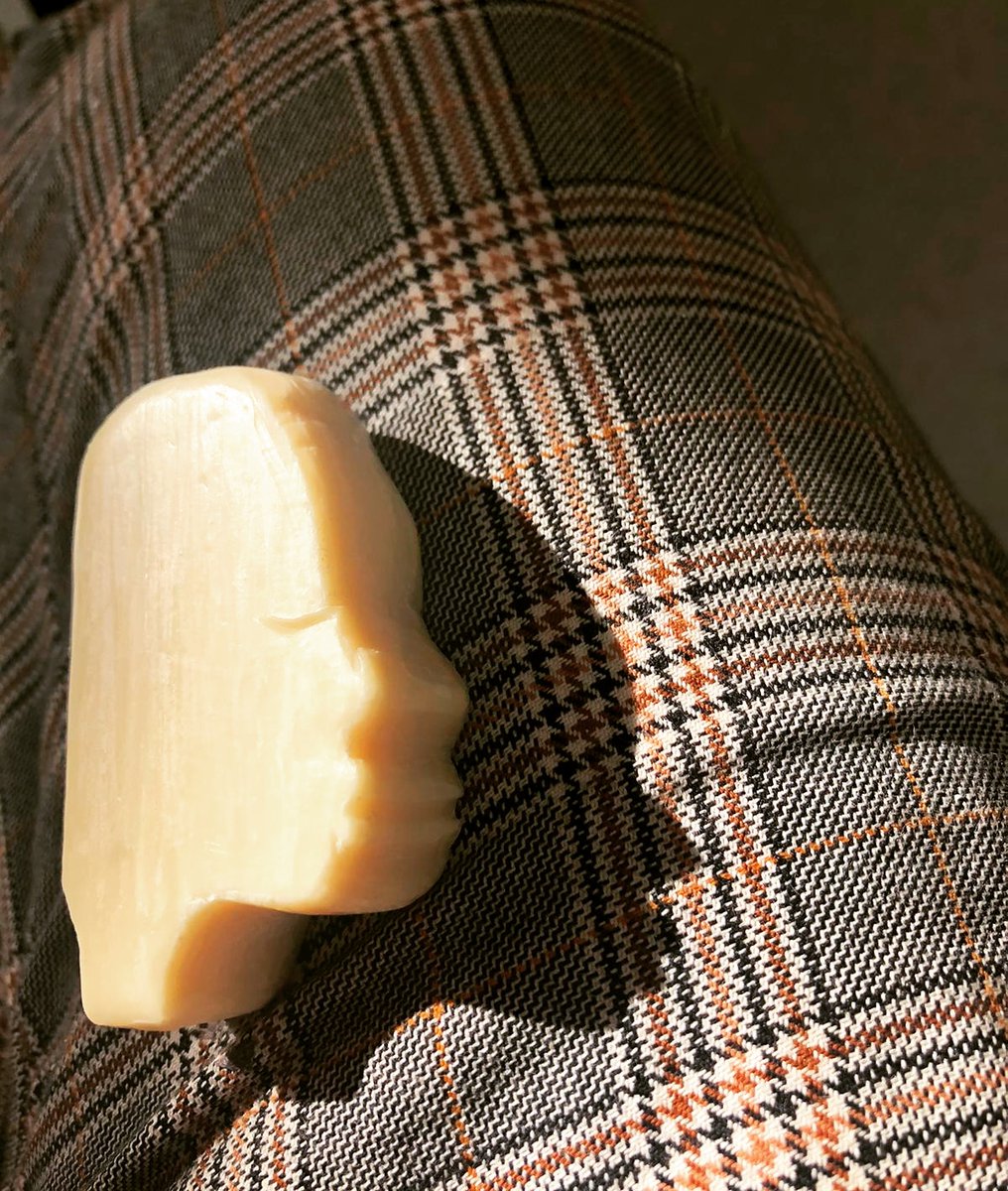 NJMIdeas's tweet photo. Carving this soap portrait "helped me to slow down during a Uni deadline" When we receive feedback from 'workshops in an envelope' we're always completely delighted. Thank you.
#MakeItYours #NJMPower #museum #creativity #LetsCreate #OfByForAll #museum #community #soap https://t.co/dOdRJoC1tz