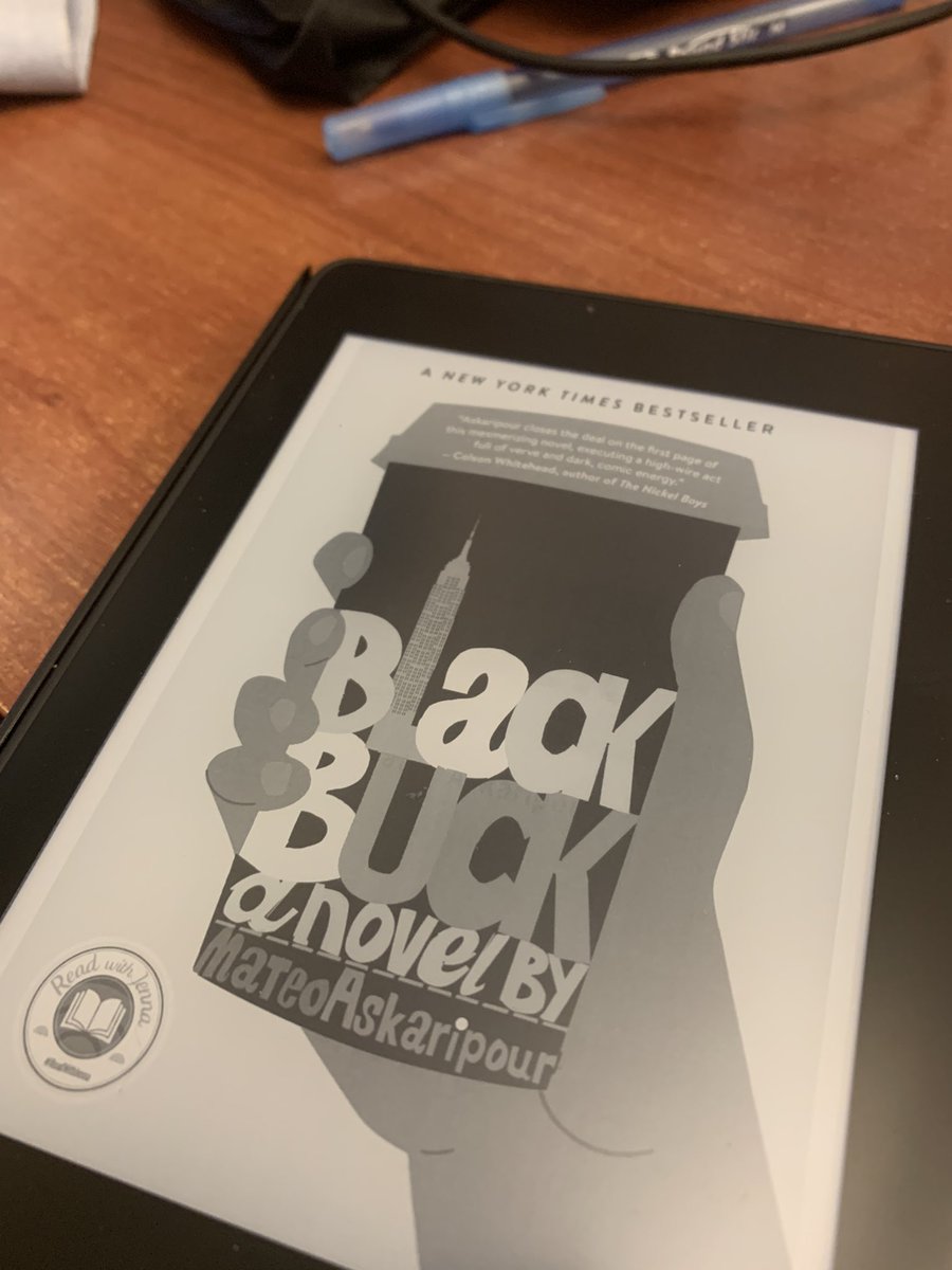 I think Black Buck my favourite book of the year so far! I’m gonna miss Darren and I wanna fight Clyde 🥺 I highly recommend! Thanks for such a wonderful story <a href="/AskMateo/">Mateo Askaripour</a>