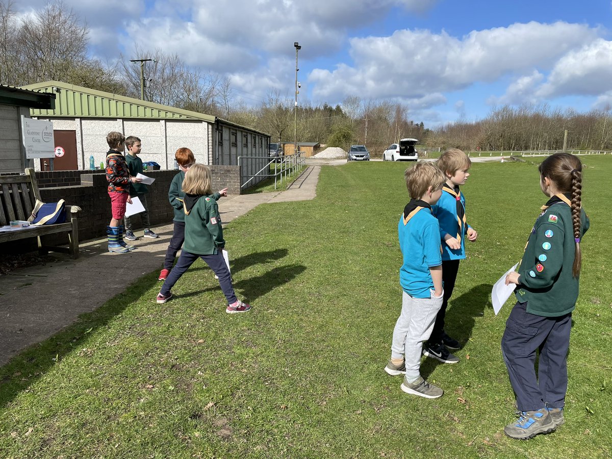 So excited to be back outdoors with <a href="/HawardenCubs/">1st Hawarden Cubs</a> this morning. Games, some orienteering and now helping clean up the campsite! Amazing to be running around laughing in the spring sunshine!