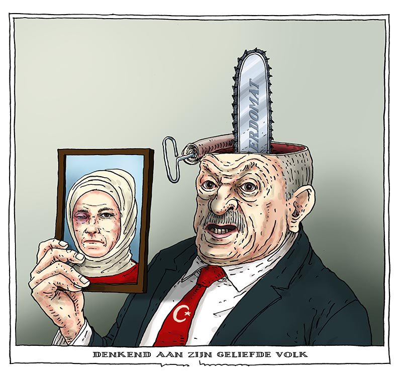 Een echte man #Erdogan #Istanbulverdrag #geweldtegenvrouwen #economie #CentraleBank #devaluatie #lira #dictatuur