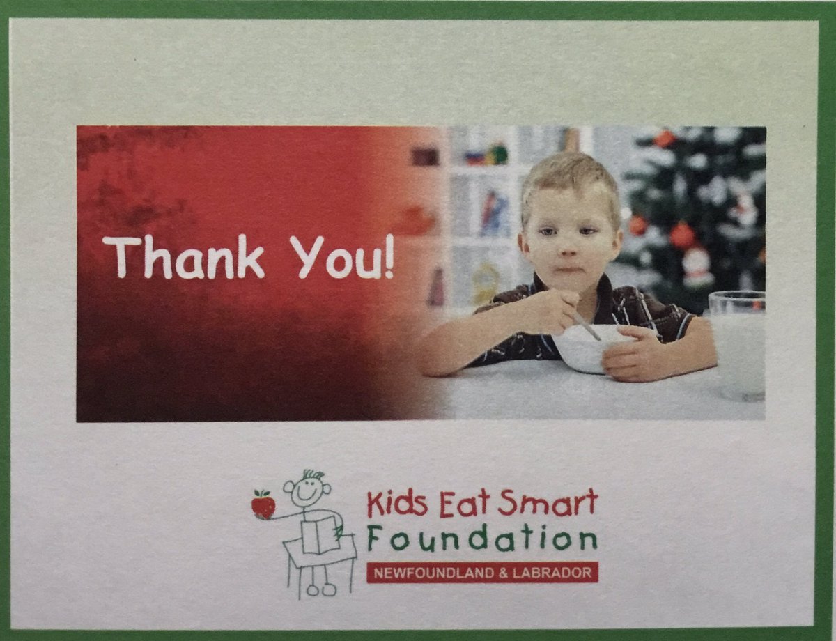 This morning as you have your first meal give thought &amp; admiration to 100s of <a href="/KidsEatSmartNL/">Kids Eat Smart</a> volunteers who make over 31,000 meals every school day for children in NFLD! TD is happy to be providing financial support to breakfast clubs that help kids concentrate &amp; feel strong!