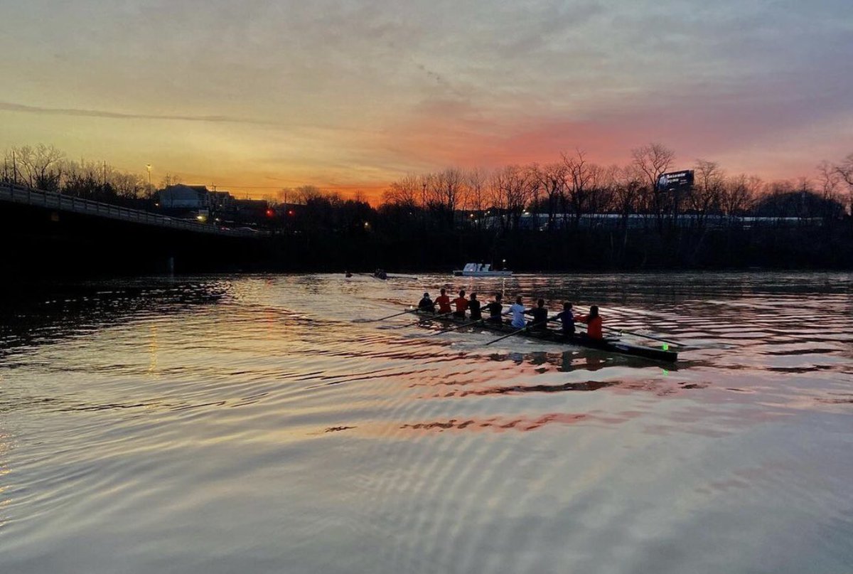 OhioStAthletics's tweet photo. 🚣‍♀️ #RowBucks hit the river today for competition No. 1 in 2021! 

👉 follow along @OhioStateWROW 
#GoBuckeyes https://t.co/jpkQpMqmTR