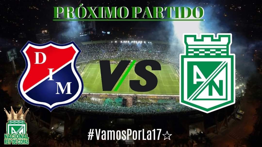 NacionalReCopas's tweet photo. 📌 Próximo Partido de Atlético Nacional
📅🗓 Sábado 27 de Marzo.
🆚 Medellín
⌚⏱ 20:10 P. M
🏙 🌆 Medellín
🏟 ⛳ Atanasio Girardot
🏆 🥇Liga BetPlay Dimayor
⚽ 🥅Fecha 15
📺🖥 Win Sports +
📻 🎙1440 AM Medellín, 1350 AM Medellín.
📱💻 Nacional Rey de Copas
#⃣ #NacionalReyDeCopas https://t.co/eNz4YUly0k