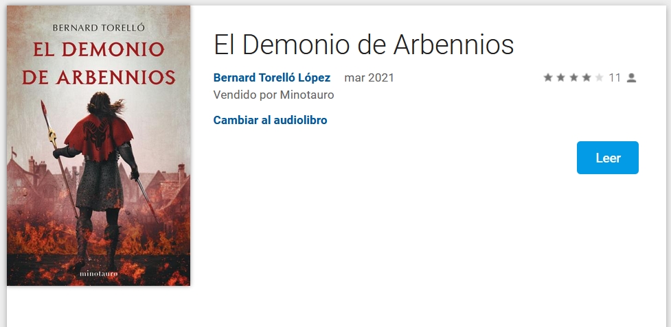 losleones11's tweet photo. @bernardtorello Grande Kai! Me he leído los primeros capítulos y me encanta... Ojalá llegue pronto en formato físico. Saludos desde Argentina!

#ElDemoniodeArbennios @PlanetaLibrosAr https://t.co/4sFFCv8cKZ
