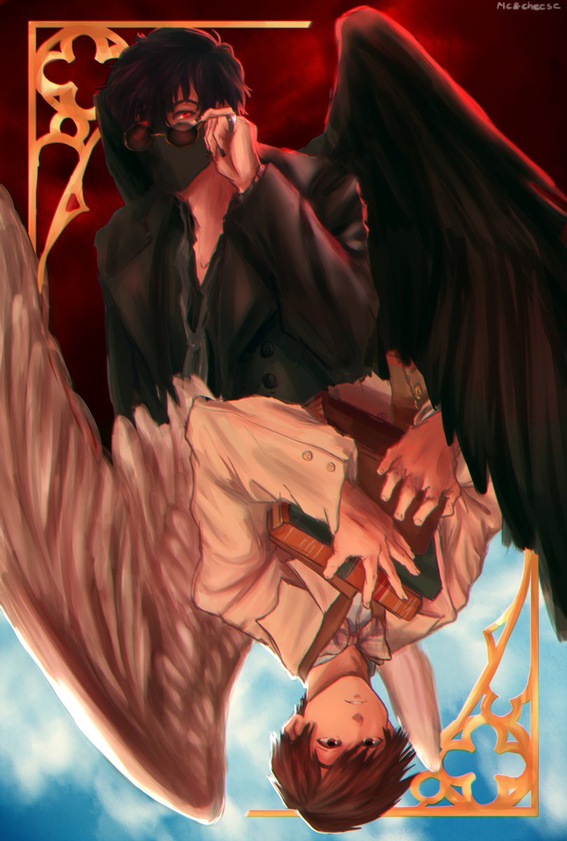 AlexTuckr's tweet photo. Good Omens @Corpse_Husband and @Sykkuno ? 😈👼

#corpsehusband #corpsehusbandfanart #sykkuno #SykkunoFanart https://t.co/iPAsabBKB0