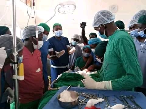 ennoquez's tweet photo. UPDATE: Soroti Regional Referral Hospital surgeons have separated conjoined twins. One of the babies died a week ago but was still attached to its live twin.
Kudoz to Dr. Joseph Epodoi senior surgeon soroti regional hospital https://t.co/tzlyq0vDxo
